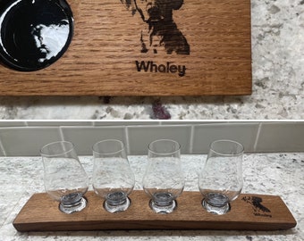 Personalized, Groomsmen’s Gift, Bourbon Flight, Custom Flight Board, Father’s Day Gift, Bourbon Gift, Laser Engraved