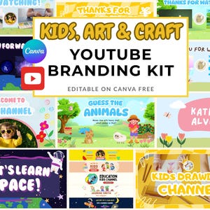 youtube channel template themes inspiration aesthetic branding kit intro outro banners templates ideas inspiration aesthetic diy canva template youtube editable banners png ipad computer quality aesthetic thumbnails for youtube channel ideas how to grow youtube attractive appealing thumbnail youtube design package kit channel design template youtube kit kids youtube channel kids enrichment learning education content kids art and craft space learning animals learning education channel youtube