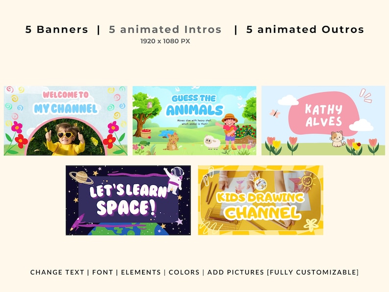 youtube channel template themes inspiration aesthetic branding kit intro outro banners templates ideas inspiration aesthetic diy canva template youtube editable banners png ipad computer quality aesthetic thumbnails for youtube channel ideas how to grow youtube attractive appealing thumbnail youtube design package kit channel design template youtube kit kids youtube channel kids enrichment learning education content kids art and craft space learning animals learning education channel youtube