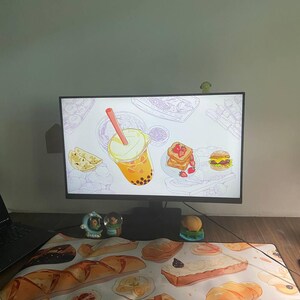 Cute Pastries Bread Cakes Mousepad Bakery Lover Confectionary Gift Cozy Lofi Sweets Cafe Deskmat Hot Bakery Famous Spots Creampuff Chocolate Holiday Gift Aesthetic Quality Keyboard Mat Office Anime Artistic Workspace Laptop Gaming Gift PC Setup Accessories Deskpad Office High Quality Mousepad Waterproof Scratch-free Anti-slip Backing Gamer Setup Inspiration Accessories PC