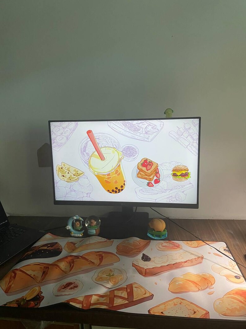 Cute Pastries Bread Cakes Mousepad Bakery Lover Confectionary Gift Cozy Lofi Sweets Cafe Deskmat Hot Bakery Famous Spots Creampuff Chocolate Holiday Gift Aesthetic Quality Keyboard Mat Office Anime Artistic Workspace Laptop Gaming Gift PC Setup Accessories Deskpad Office High Quality Mousepad Waterproof Scratch-free Anti-slip Backing Gamer Setup Inspiration Accessories PC