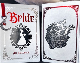 Reliure de luxe Bride by Ali Hazelwood avec bordures au pochoir | Édition spéciale personnalisée faite main