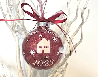 New Home 2022 Christmas Bauble, New Home Christmas Ornament, New Home Gift, Housewarming Gift, New Home Decoration