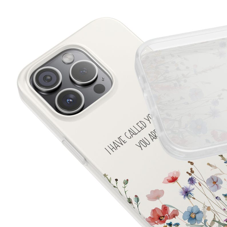 Christian Phone Case Wildflower Isaiah 43 Bible Verse Gift Religious Scripture Gift iPhone 17 16 15 14 13 12 11 Air Pro Max Mini 8 Plus X XR image 3