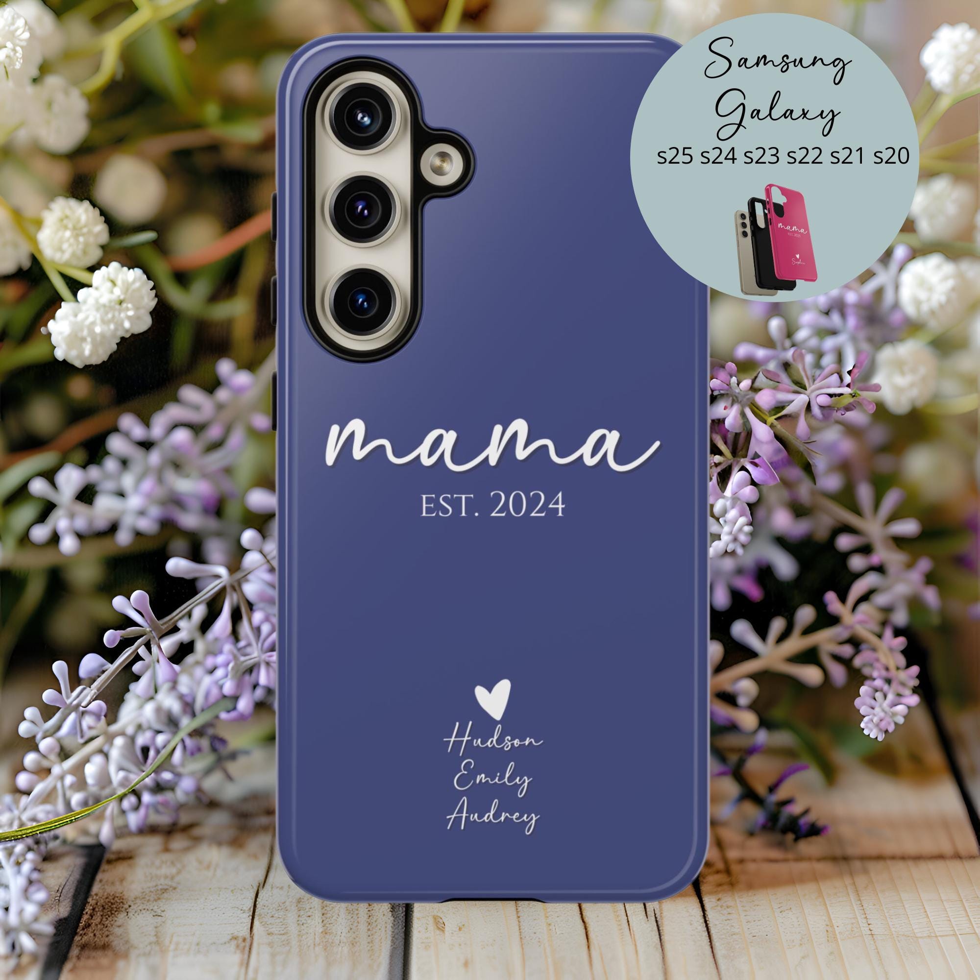 Samsung Galaxy S25 S24 S23 S22 S21 S20 Plus Ultra cadeau personnalisé pour maman