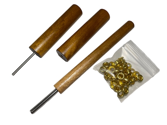 Bead Easy Eyelet Setter With the 3/16 Slotted Pin Paper Bead Roller 