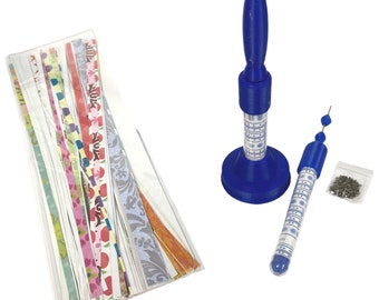 1/16" Split Pin Paper Bead Roller and Eyelet Setter Set