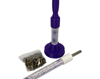 3d Printed Bead Easy Eyelet Setter with the 1/4" Slotted Pin Paper Bead Roller