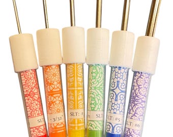 Slotted Mini Paper Bead Rollers Set of 6