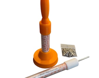 3d Printed 3/32" Bead Easy Eyelet Setter with the 3/32" Slotted Pin Paper Bead Roller
