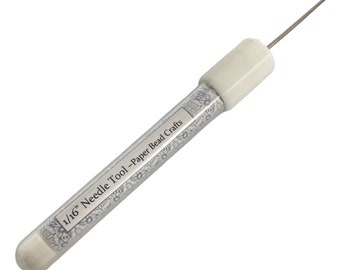 1/16" Solid Pin Needle or Pokey Tool With 3D Printed Parts