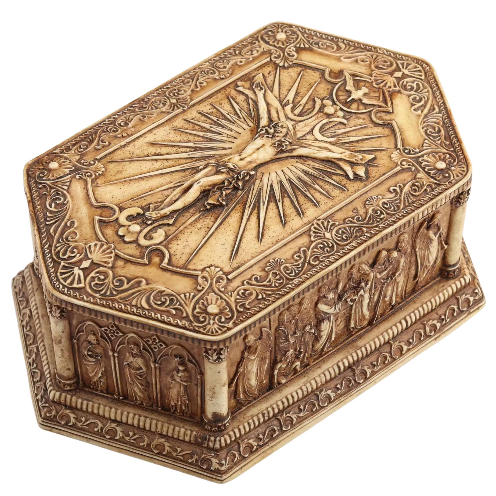 Rosary Keepsake Box | Catholic Rosary Box | Religious Jewelry Box ...