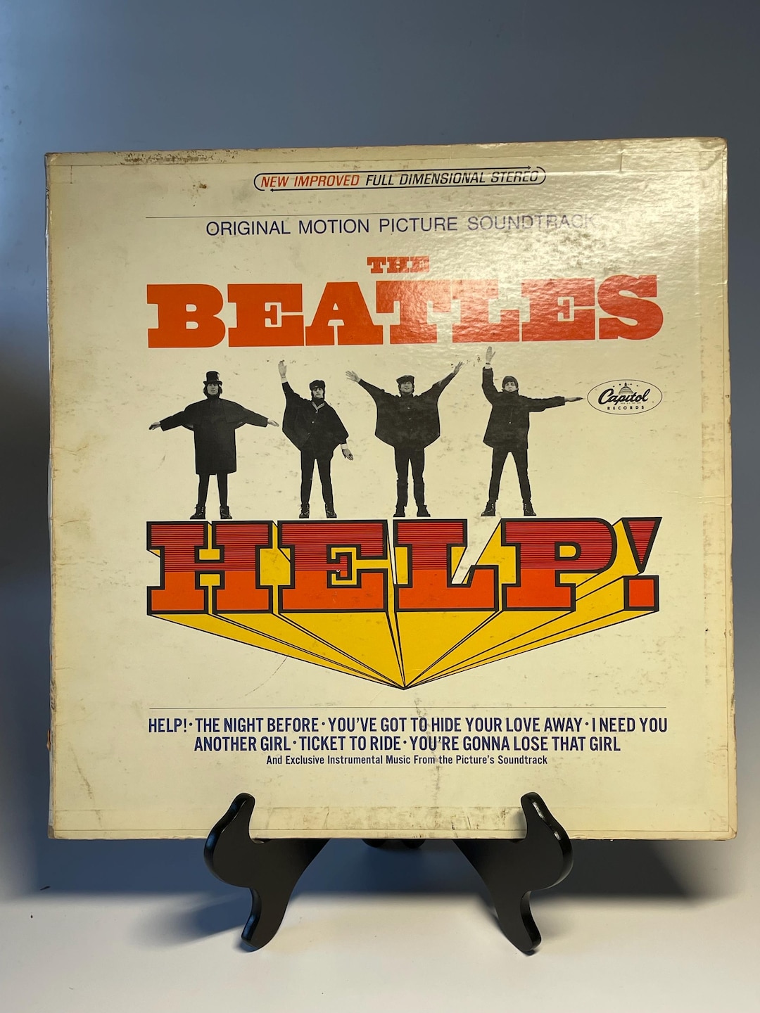 Vintage the Beatles: Vinyl LP; Help; Motion Picture Tracks,capitol ...
