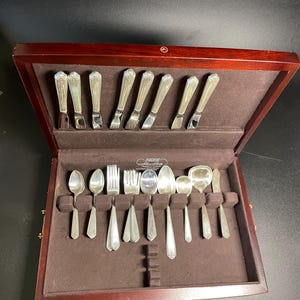 Westmorland Sterling Flatware In The Lady Hilton Pattern, 44 Pieces