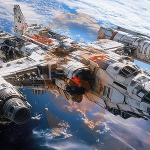 Bundle PC/Tablet Digital Wallpapers Spaceships Part 2