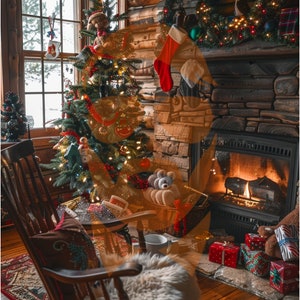 HOLIDAY Bundle Phone Digital Wallpaper Christmas Room