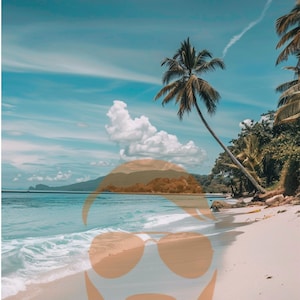 Bundle Phone Digital Wallpaper Tropical Beach