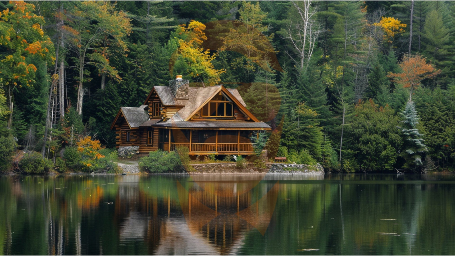 Bundle Pc/tablet Digital Wallpaper Cabin on a Lake - Etsy