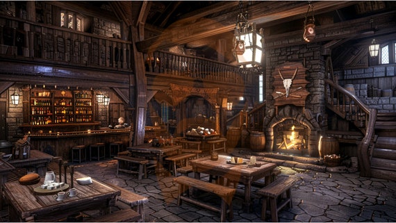 Medieval Tavern Interior Design