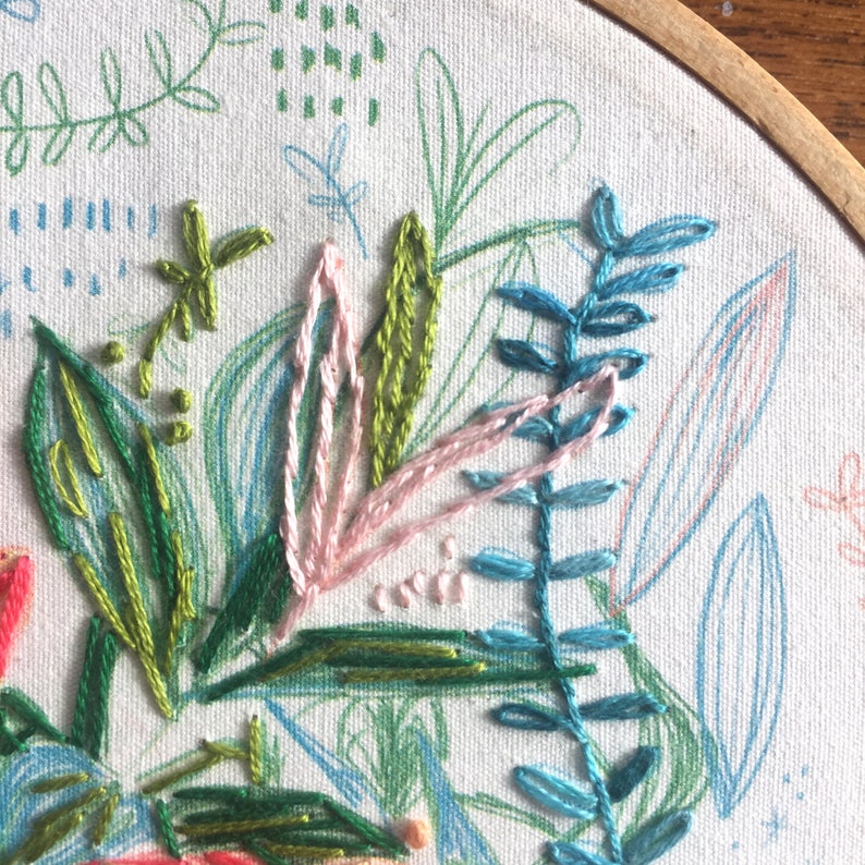 Awesome Etsy Rose Embroidery Ideas