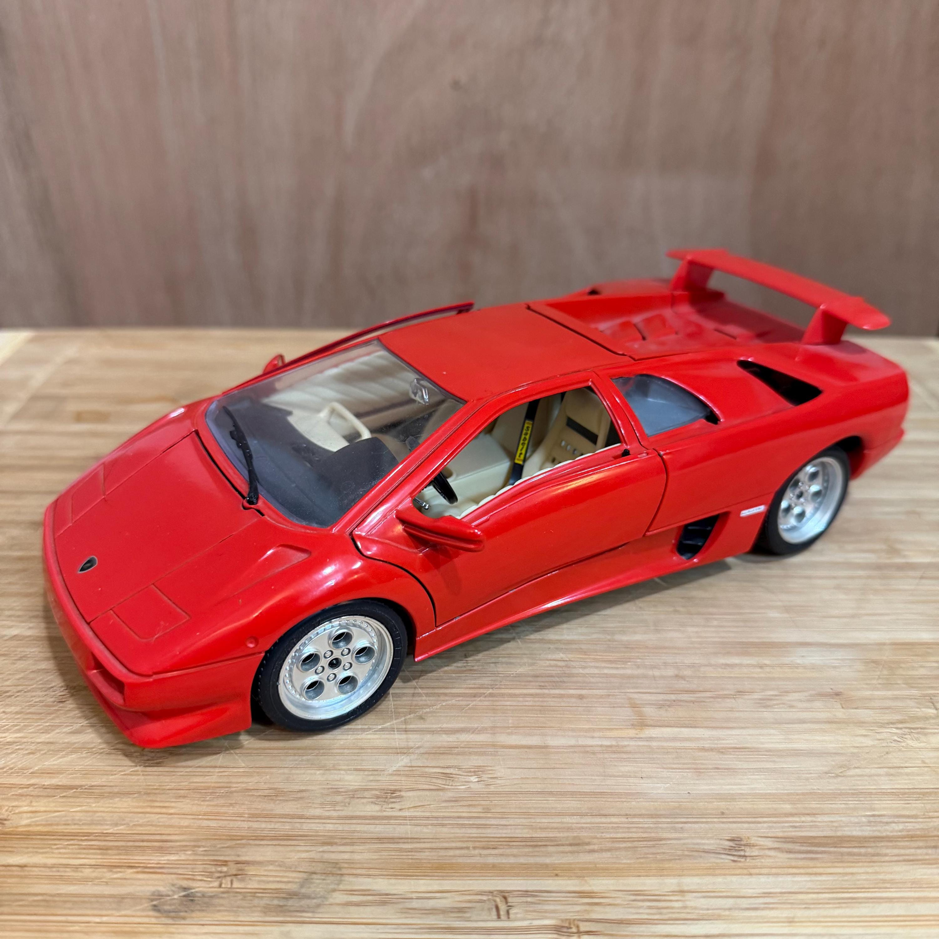 1990 Lamborghini Diablo (red) | 1:18 Bburago Diecast Car - Etsy