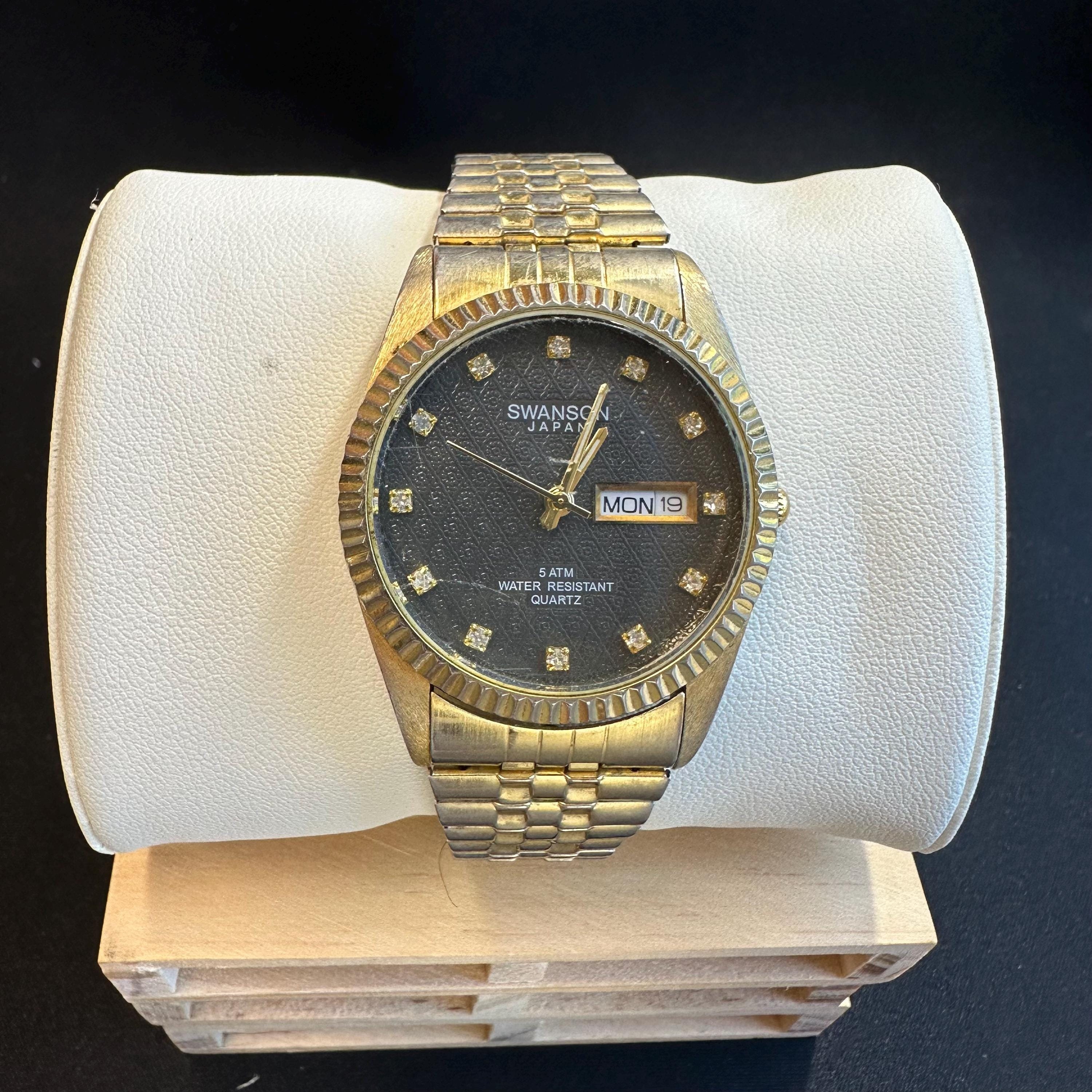 Swanson Miyota Gold Tone Watch