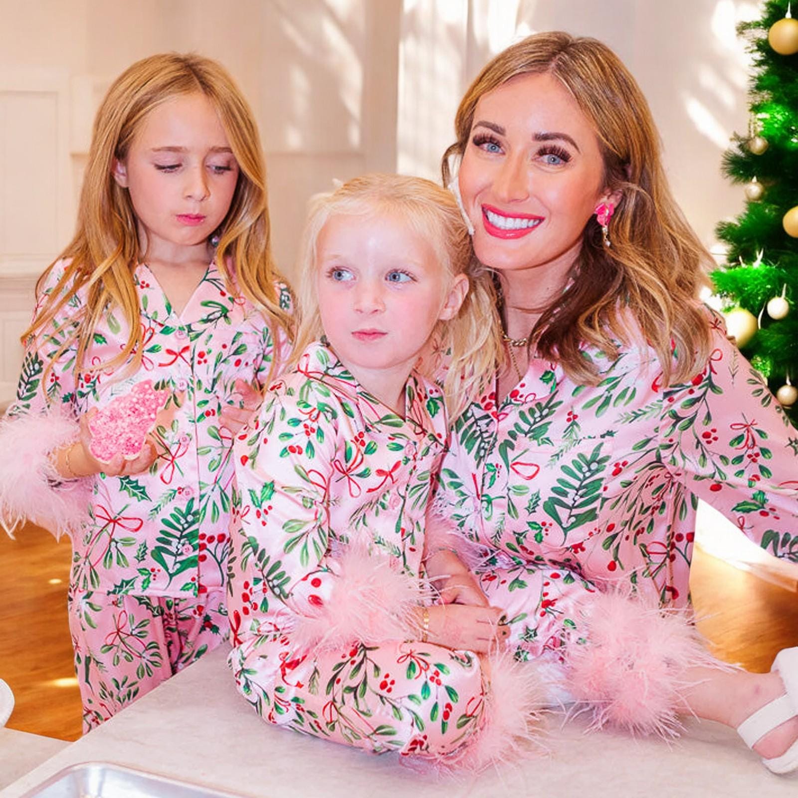 Mother and daughter matching christmas pj new arrivals