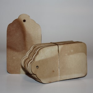 Cardstock Tags Card Stock Tags (my MEDIUM Tag) 1 3/8 X 2 1/2 Choose ...