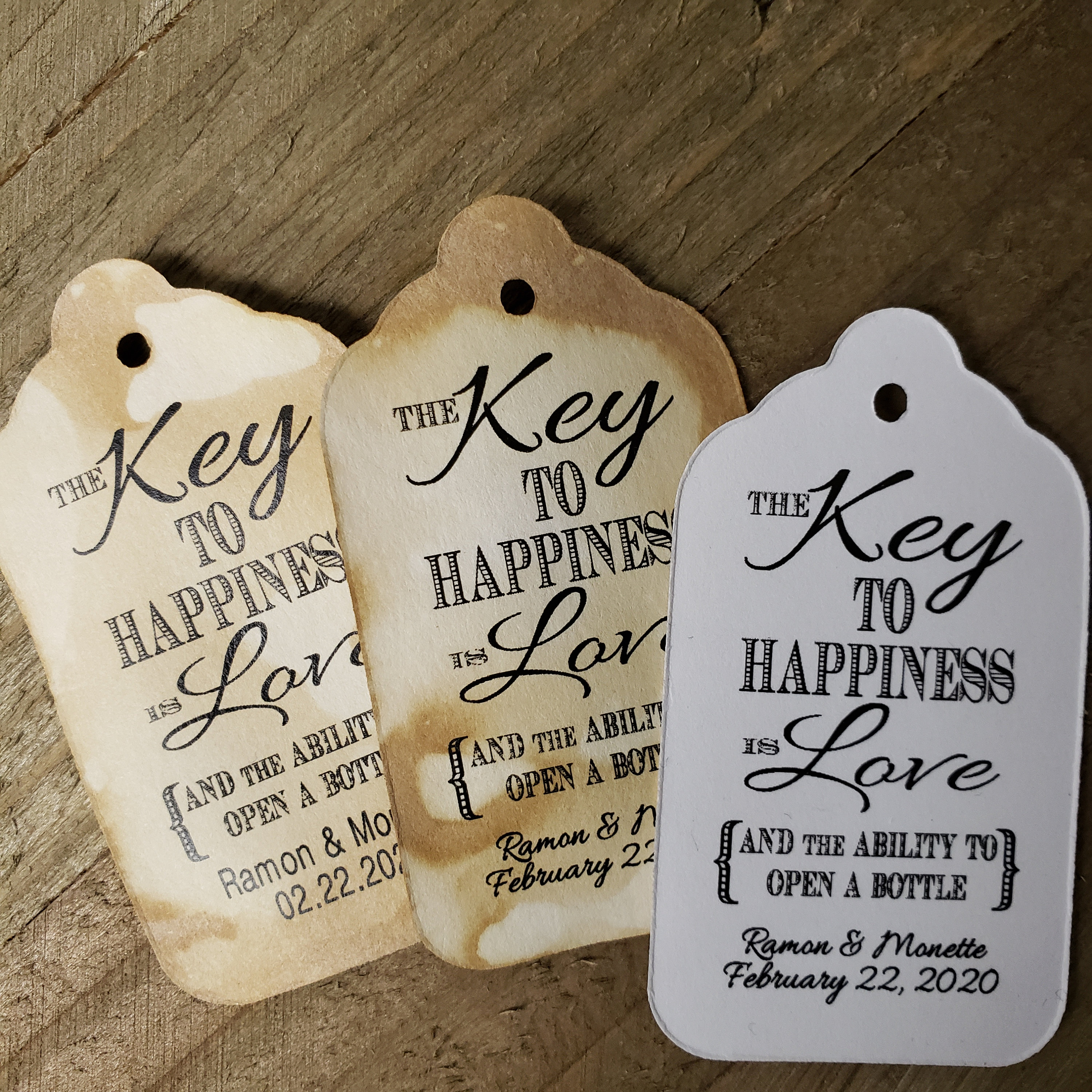 Key to Happiness is Love Bottle opener Keepsake Souvenir favor Etsy