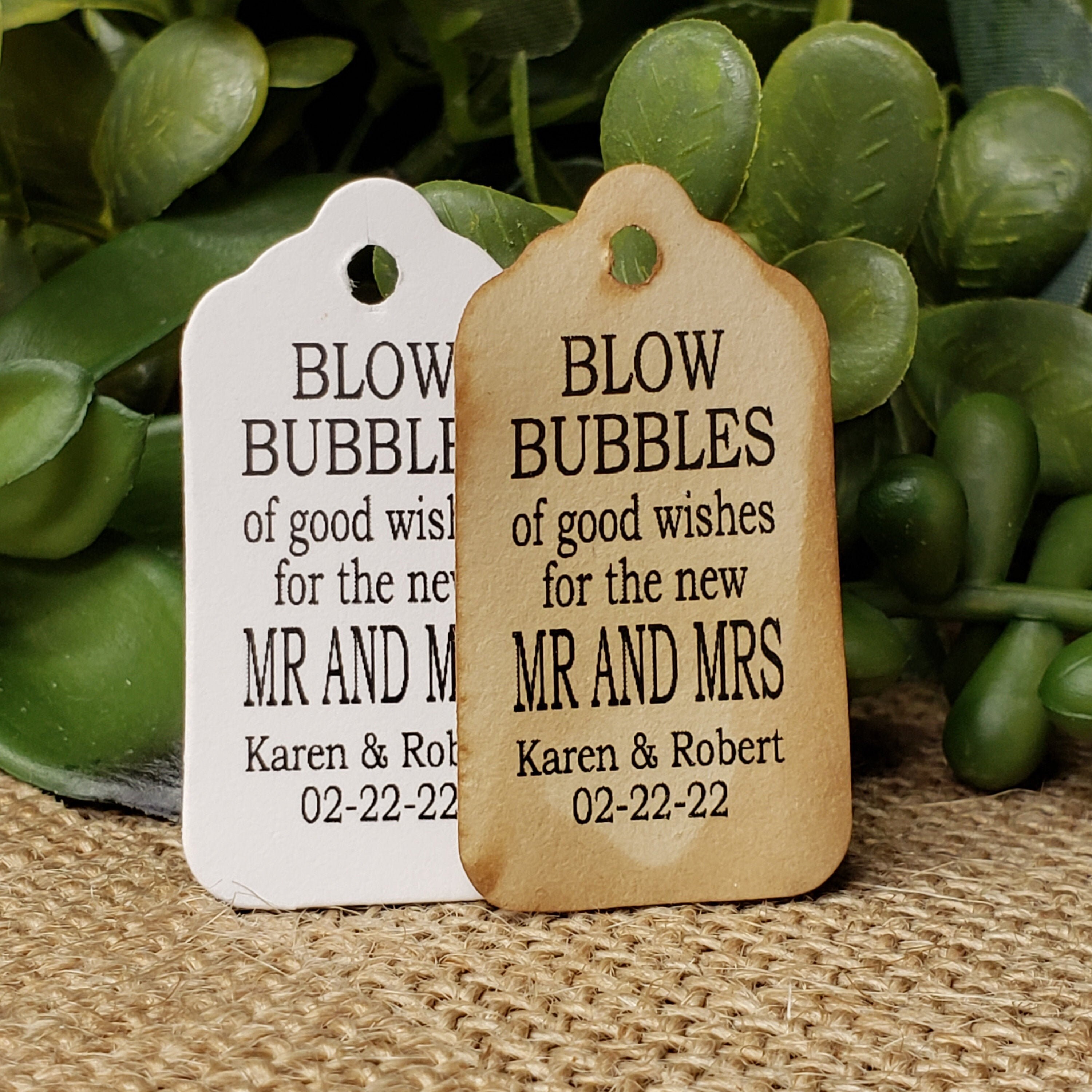 Blow Bubbles of good wishes for the new Mr and Mrs my MEDIUM Etsy