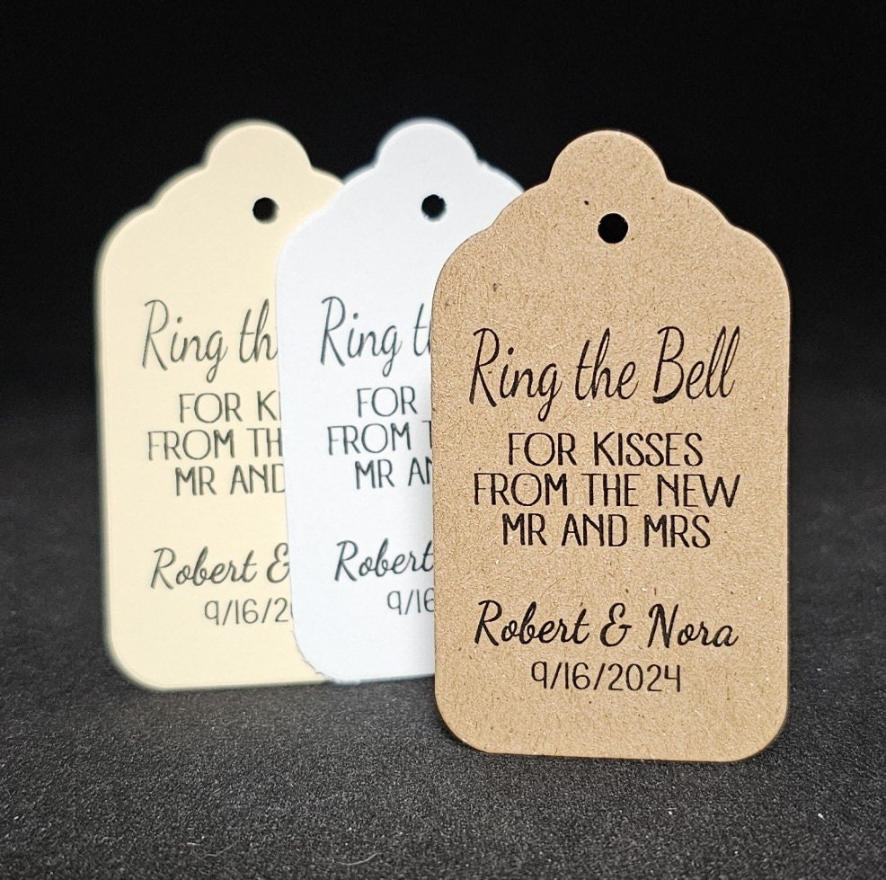 Buy Kissing Bells Wedding Bells Ring for a Kiss Wedding Favor Online in  India 