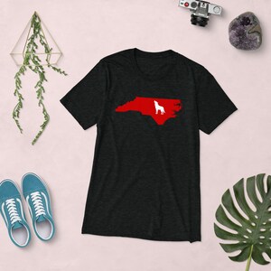 NC State Wolfpack Shirt, Tailgating Tee, North Carolina Shirt, College Football Shirt, Raleigh, North Carolina Silhouette Shirt