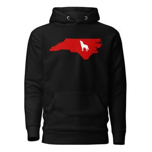NC State Wolfpack Hoodie, Tailgating Hoodie, North Carolina Hoodie, College Football Hoodie, Raleigh, North Carolina Silhouette Sweatshirt