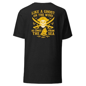 Ghost On The Wind Pirate Shirt, North Carolina, Greenville NC, ECU Pirates, East Carolina, Blackbeard