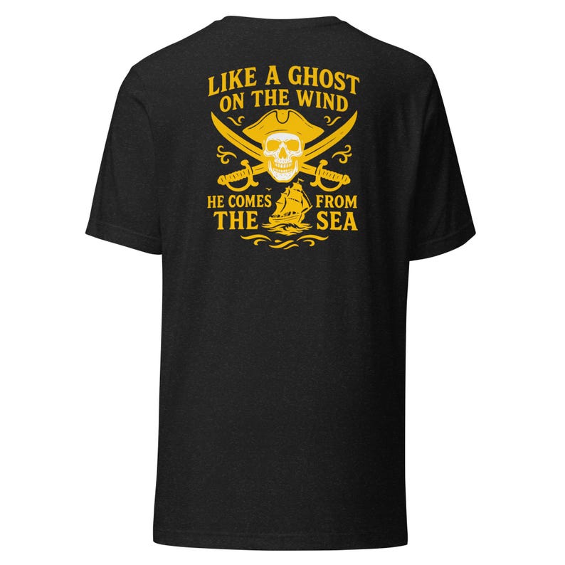 Ghost On The Wind Pirate Shirt, North Carolina, Greenville NC, ECU Pirates, East Carolina, Blackbeard