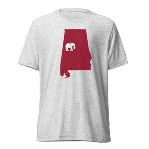 Alabama Crimson Tide Shirt, Tailgating Tee, Football Shirt, Alabama Shirt, Roll Tide, Tuscaloosa, Alabama Silhouette Shirt