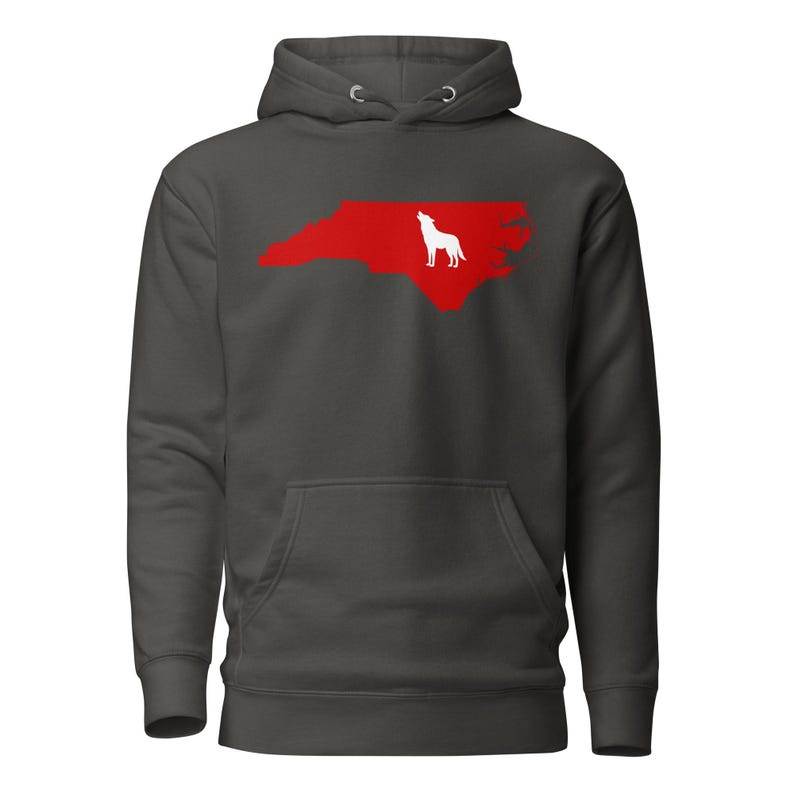 NC State Wolfpack Hoodie, Tailgating Hoodie, North Carolina Hoodie, College Football Hoodie, Raleigh, North Carolina Silhouette Sweatshirt