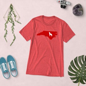 NC State Wolfpack Shirt, Tailgating Tee, North Carolina Shirt, College Football Shirt, Raleigh, North Carolina Silhouette Shirt
