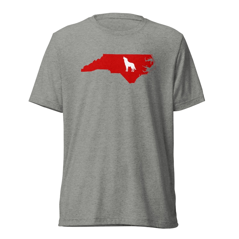 NC State Wolfpack Shirt, Tailgating Tee, North Carolina Shirt, College Football Shirt, Raleigh, North Carolina Silhouette Shirt