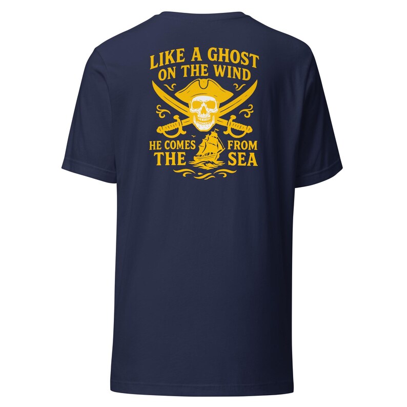 Ghost On The Wind Pirate Shirt, North Carolina, Greenville NC, ECU Pirates, East Carolina, Blackbeard