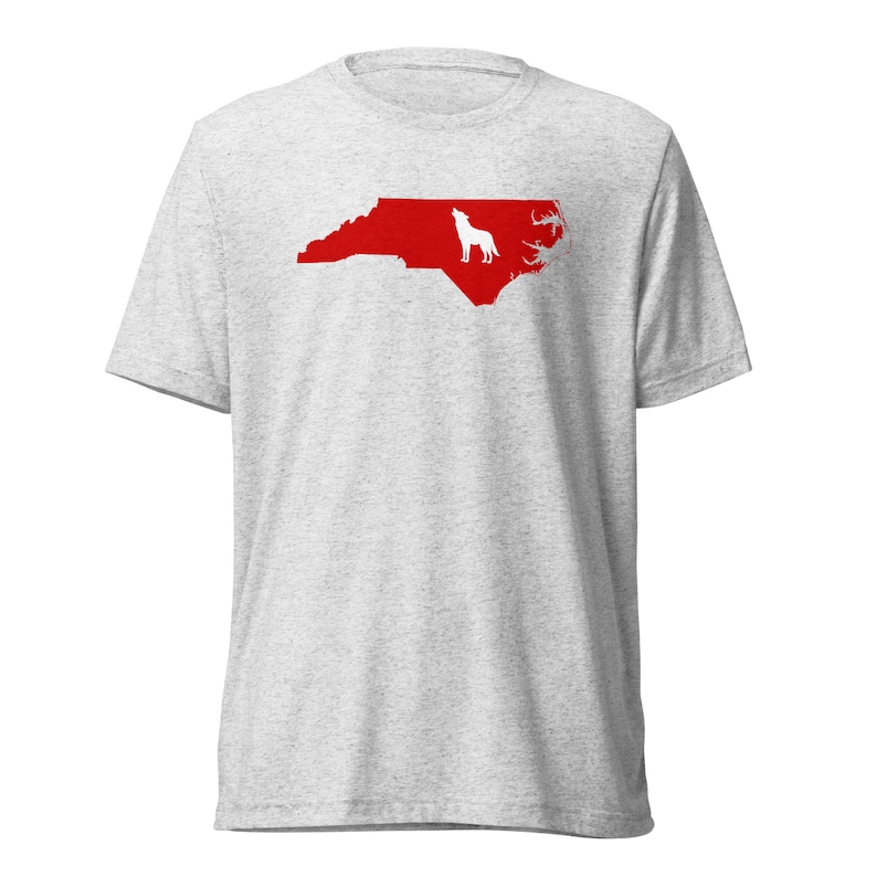NC State Wolfpack Shirt, Tailgating Tee, North Carolina Shirt, College Football Shirt, Raleigh, North Carolina Silhouette Shirt