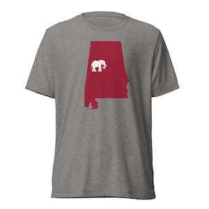 Alabama Crimson Tide-tröja, Tailgating-tröja, fotbollströja, Alabama-tröja, Roll Tide, Tuscaloosa, Alabama-silhuettskjorta
