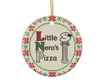 Little Nero Pizza Weihnachten Ornament, Home Alone Weihnachtsschmuck, festliches Geschenk