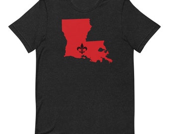 Louisiana Ragin Cajuns Shirt, Tailgating Tee, UL Football Shirt, Louisiana Shirt, Ragin Cajuns Shirt, Lafayette, Louisiana Silhouette Shirt