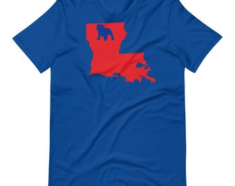 Camisa Louisiana Tech Bulldogs, Louisiana Tech University, Bulldogs, Camisa Ruston, Camiseta Tailgating, Camisa Louisiana, Ruston, Contorno Louisiana