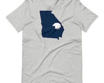 Camicia Georgia Southern Eagles, T-shirt Tailgating, Camicia GSU, Camicia Georgia, Camicia GATA, Georgia Southern University, Regalo Eagles, Statesboro