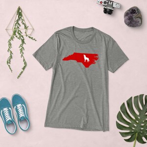 NC State Wolfpack Shirt, Tailgating Tee, North Carolina Shirt, College Football Shirt, Raleigh, North Carolina Silhouette Shirt