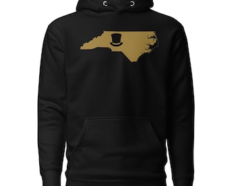 Sudadera con capucha de Winston-Salem, sudadera con capucha de Carolina del Norte, sudadera con capucha del estado de origen