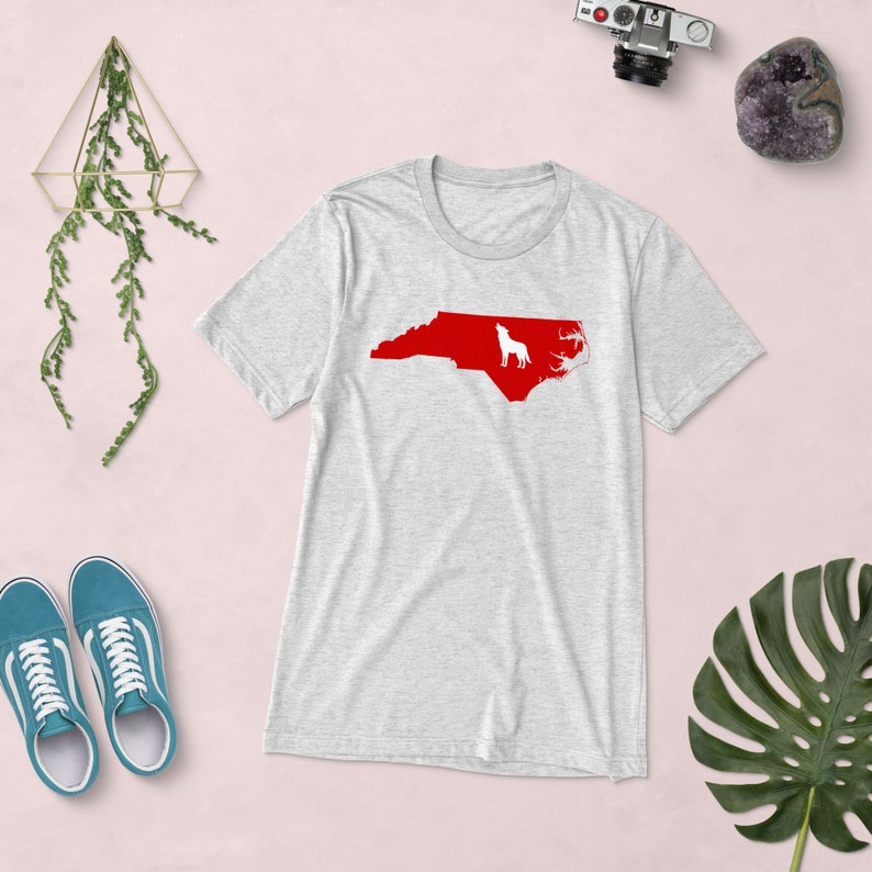 NC State Wolfpack Shirt, Tailgating Tee, North Carolina Shirt, College Football Shirt, Raleigh, North Carolina Silhouette Shirt