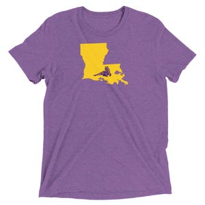 LSU Tigers Shirt, Tailgating Tee, Football Shirt, Louisiana Shirt, College Football Shirt, Baton Rouge, Louisiana Silhouette Shirt